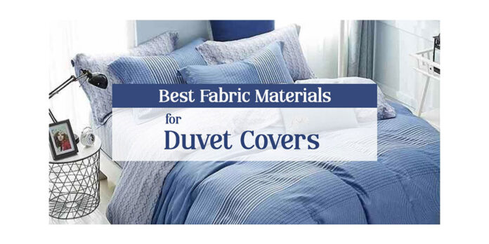 cool duvet covers + duvet cover materials